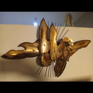 Metal Wall Art Handmade Vintage